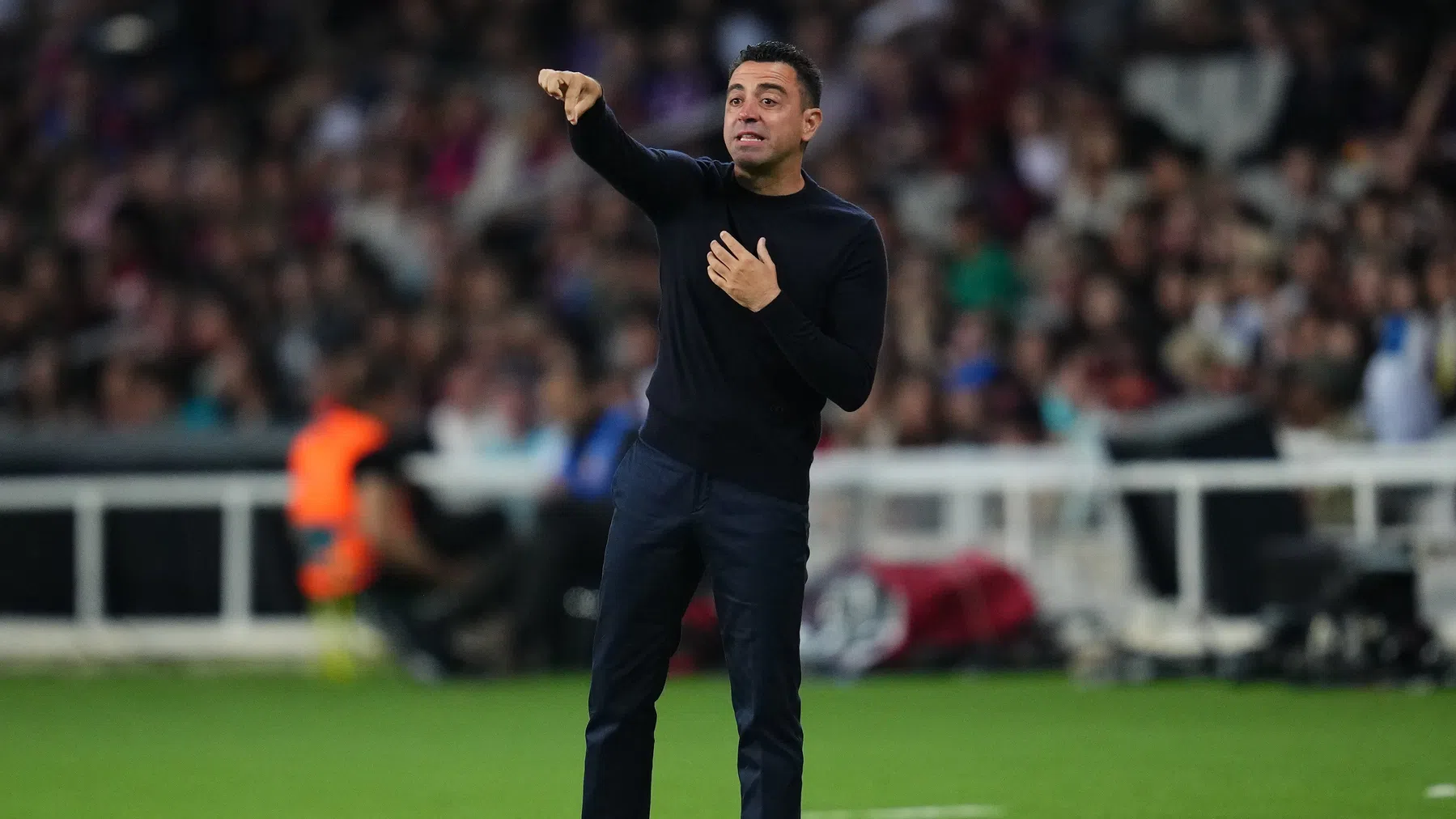 Xavi als trainer van Barcelona